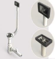 Donau Small-Rim Overflow Sink Siphon