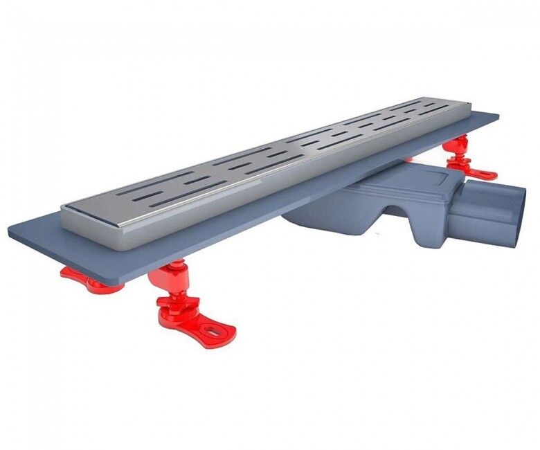 Valtemo 360° Channel Floor Drain 60 cm Chrome