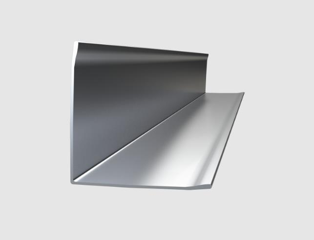 Say Plastik L-образный профиль 30X30MM, 2,70 м, блестящий хром