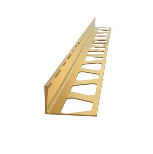 Paslanmaz Bitim Profili 12mm Altın (250cm 0,60mm)