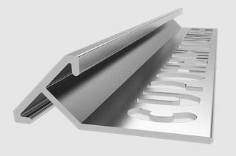 Say Plastik Double Corner Profile TRF Cupon Major 2.70 m 10 mm Chrome