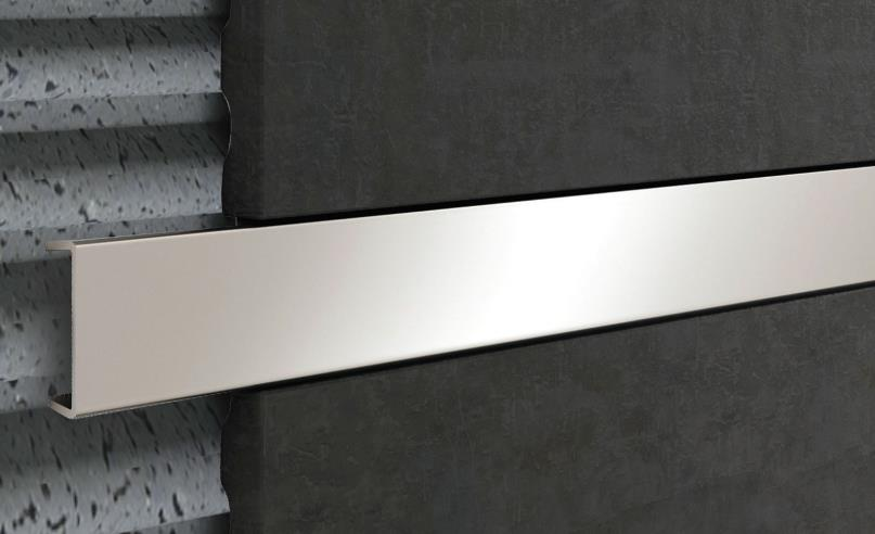 Pslnmz Çelik Bordür 30mm Parlak Krom 250cm 0,60mm