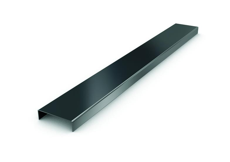 Pslnmz Çelik Bordür 15mm Siyah Ayna 244cm 0,60mm