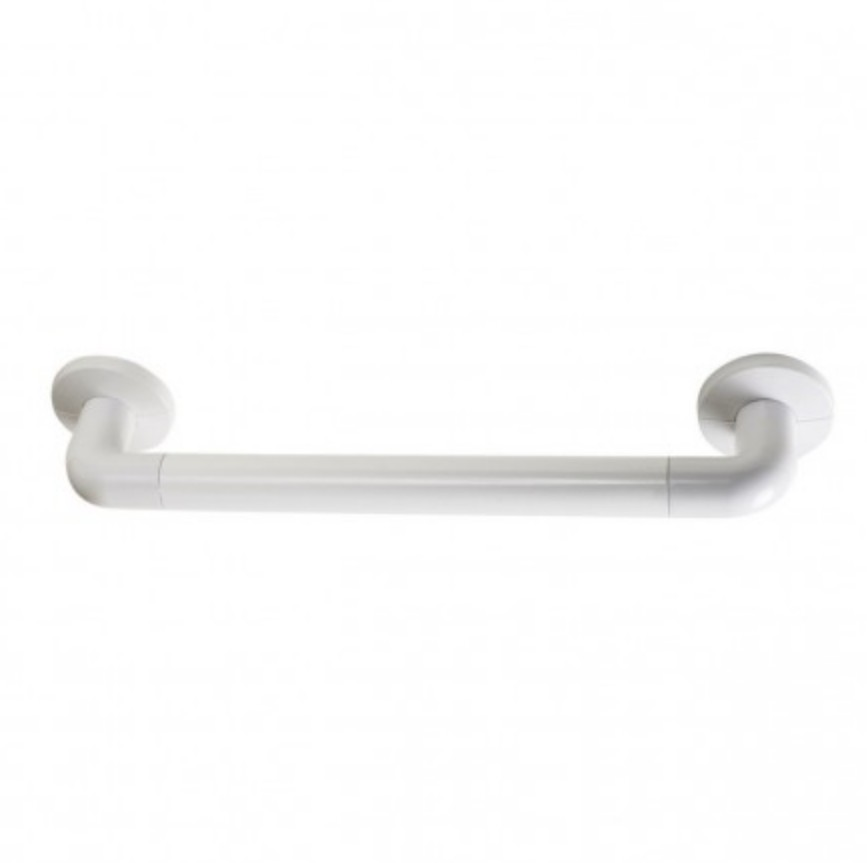 Ansan 460 mm White Bathroom Grab Bar, Max. 120 kg