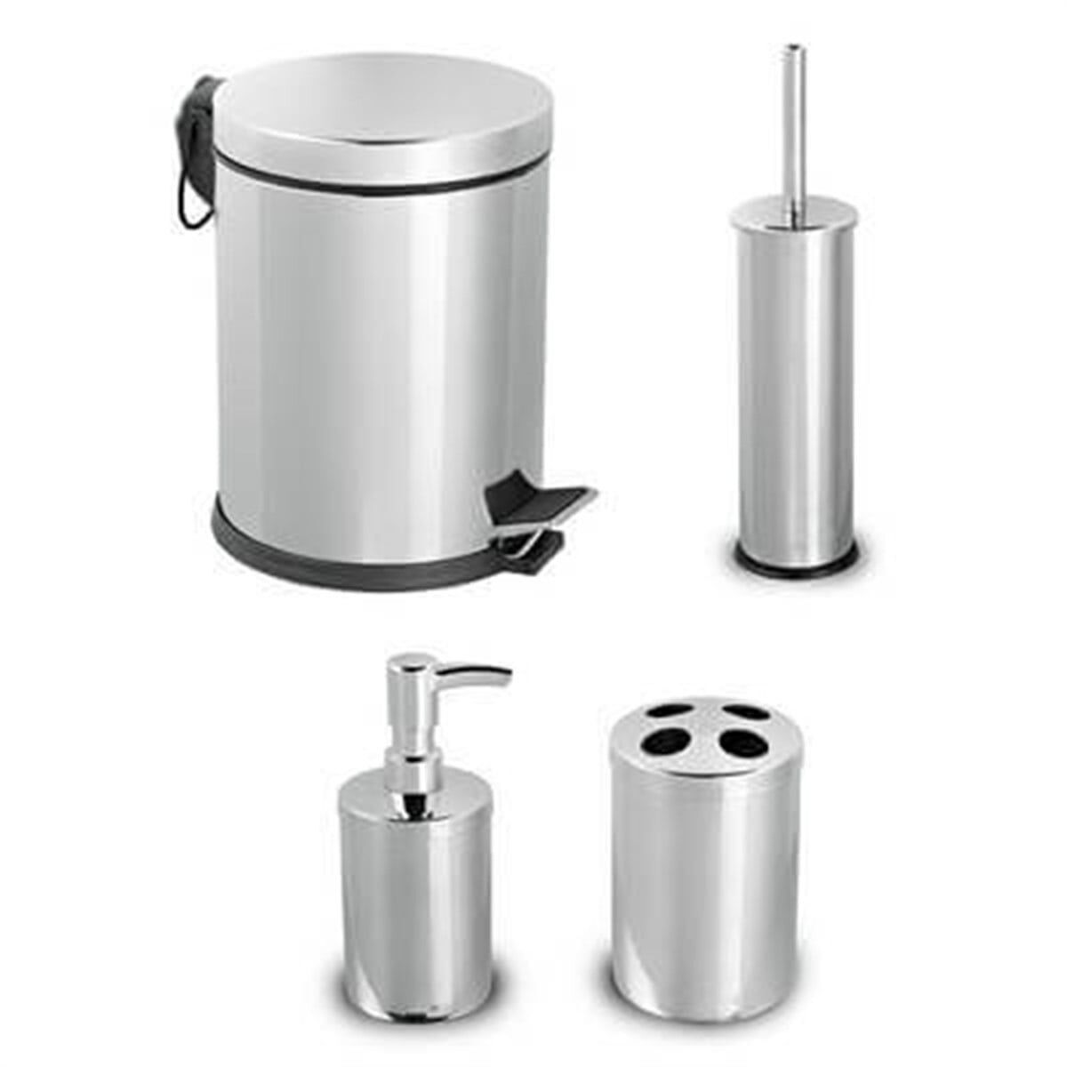 Efor Metal 4-Piece Chrome Bathroom Set
