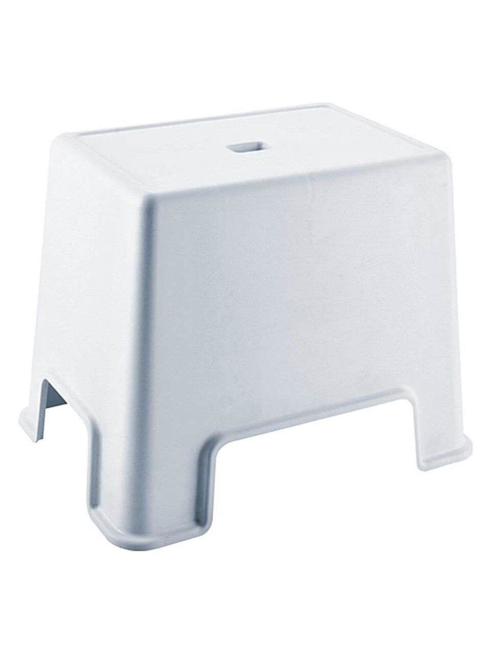 Çelik Ayna Large Lux Bathroom Stool, White