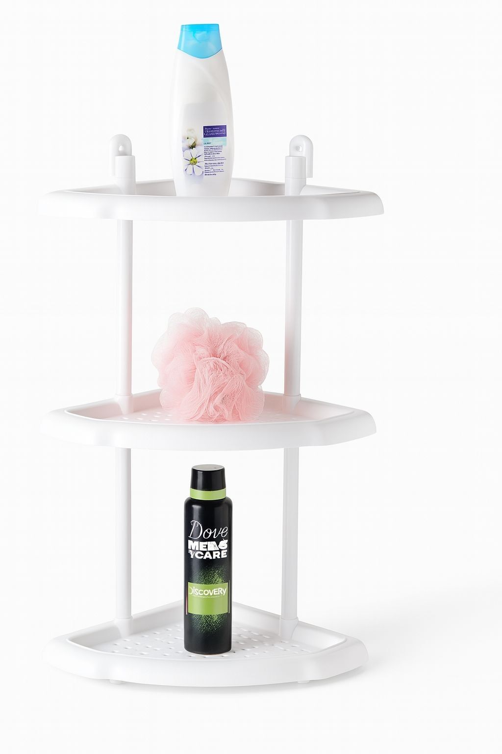 Çelik Ayna 3-Tier Freestanding Corner Shelf