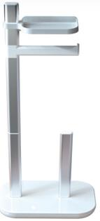 Ansan Beya Toilet Paper Holder with Spare Roll and Phone Shelf
