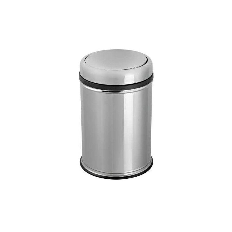 Efor Metal 20 L Swing-Top Waste Bin, 46.5 × Ø24.5 cm