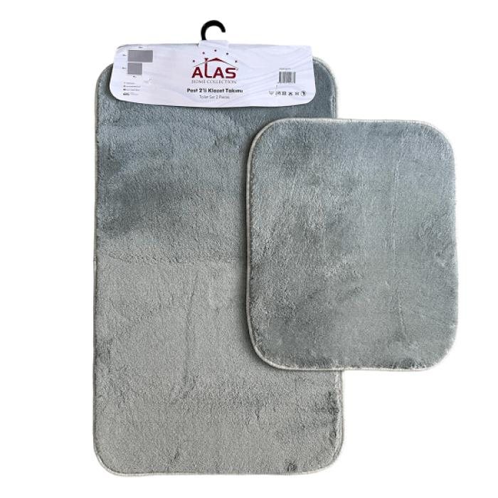 ALAS Post 2-Piece Toilet Mat Set