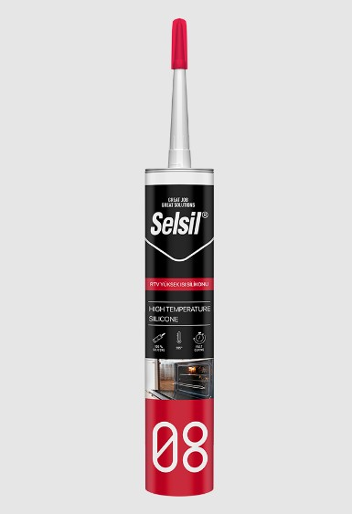 RTV Yüksek Isı Silikonu Kırmızı 280ml