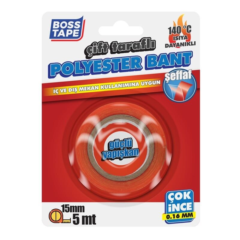 Ulus Bant 140DERECE Double-Sided Polyester Tape