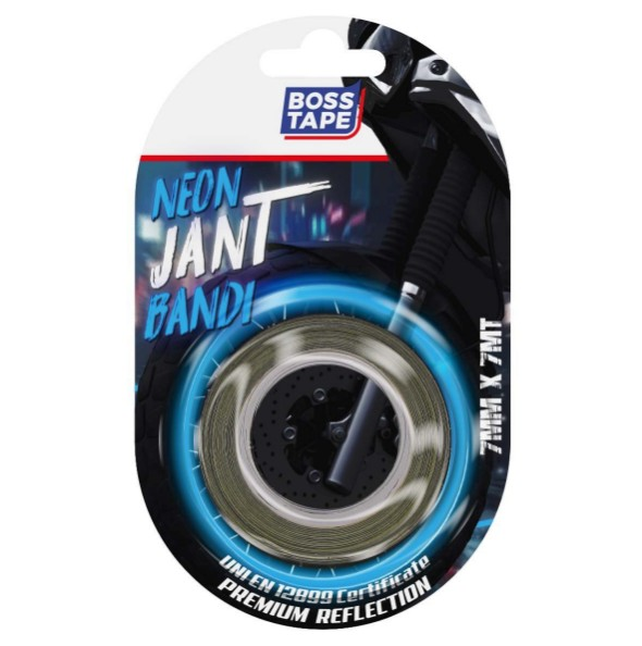 Bant Neon Jant Bandı 7x7 Mavi