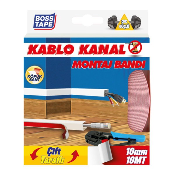 Bant Kablo Kanal Montaj Bandı 10MMX10MT