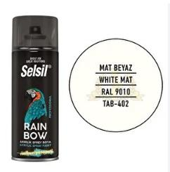 Selsil Matte White Acrylic Spray Paint 400 ml