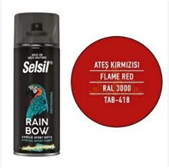 Selsil Acrylic Spray Paint Flame Red 400 ml