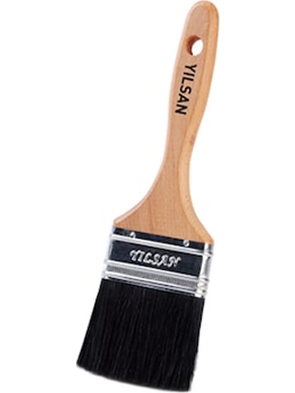 Yilsan 2-inch black-bristle oil paint brush with plastic handle