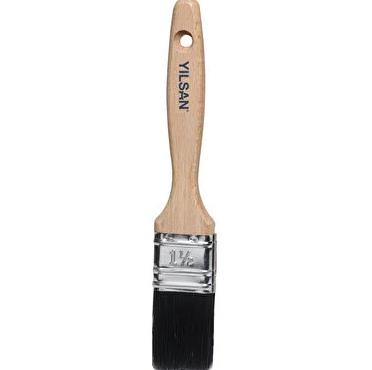 Yağlı Boya Fırçası Siyah Kil Ahşap Saplı 2,5'' K/12