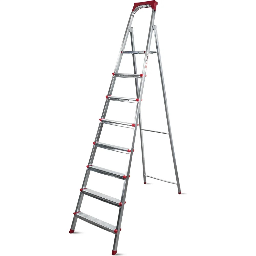 Kanat 6+1 Step Galvanized Profile Ellipse Ladder