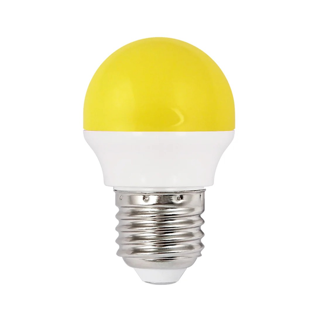 G45 4W E27 Yellow LED Bulb