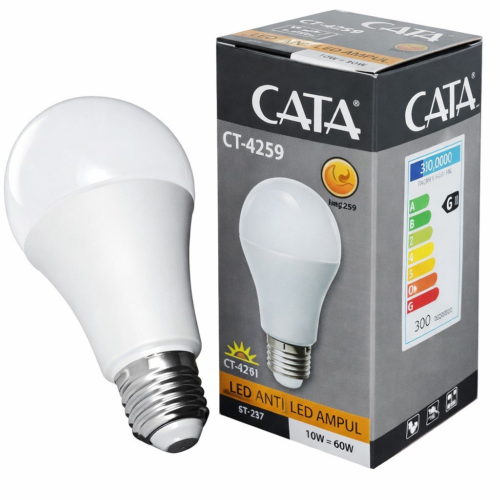 CATA CT-4259 Rechargeable LED Light Bulb 9W-12W