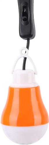 Rechargeable 3-Mode USB Light Bulb, Orange