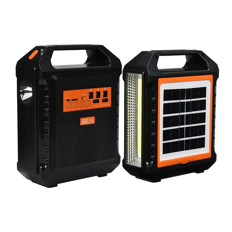 Solar Şarj Edilebilen Akü Tipi Jeneratör +Ampul