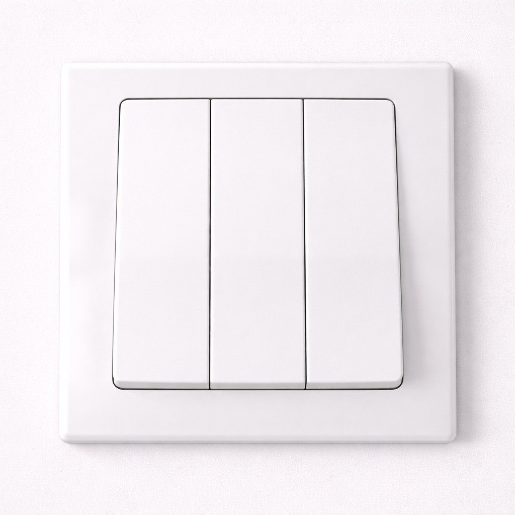 White 3-Button Vavien Switch