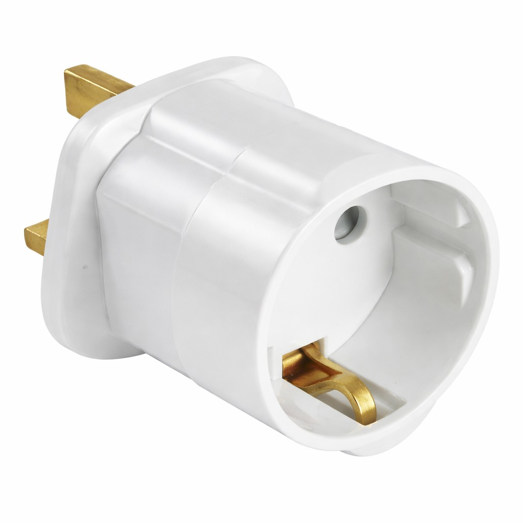 White Euro Adapter