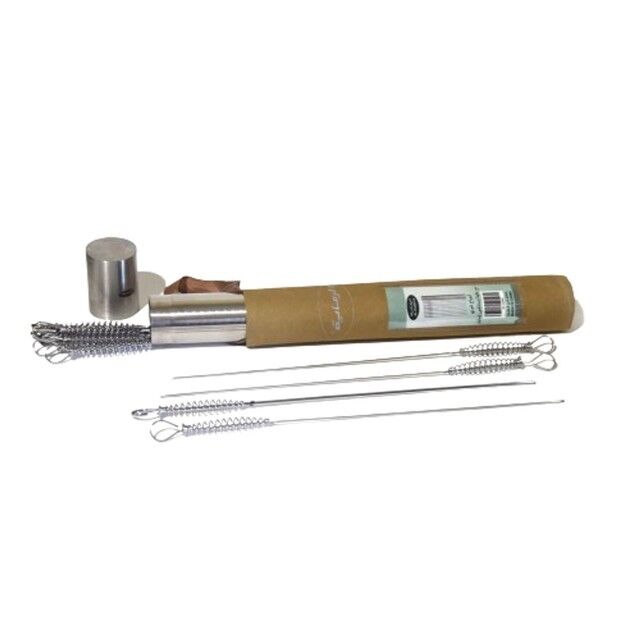 Stainless Steel BBQ Skewer Set with Cover, 41 cm