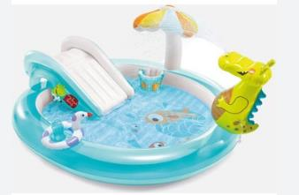 200X170CM Inflatable Kids’ Pool with Slide