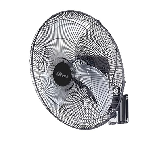 Silver FAW-20R 20-inch Remote-Controlled Wall Fan