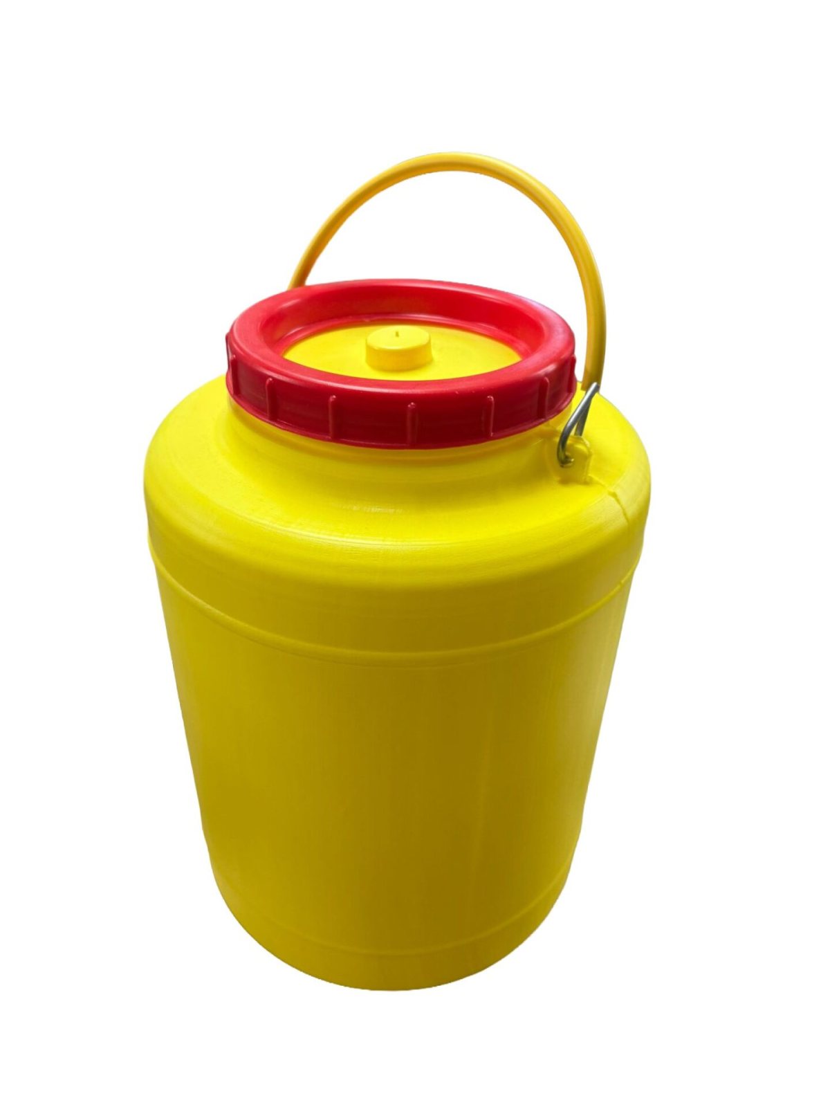 15 L Round Yellow Halloumi Container