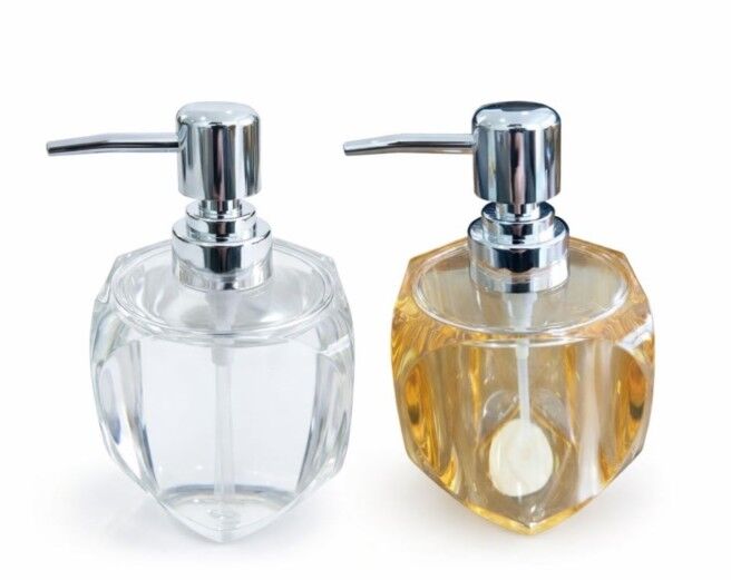 Round Acrylic Liquid Soap Dispenser