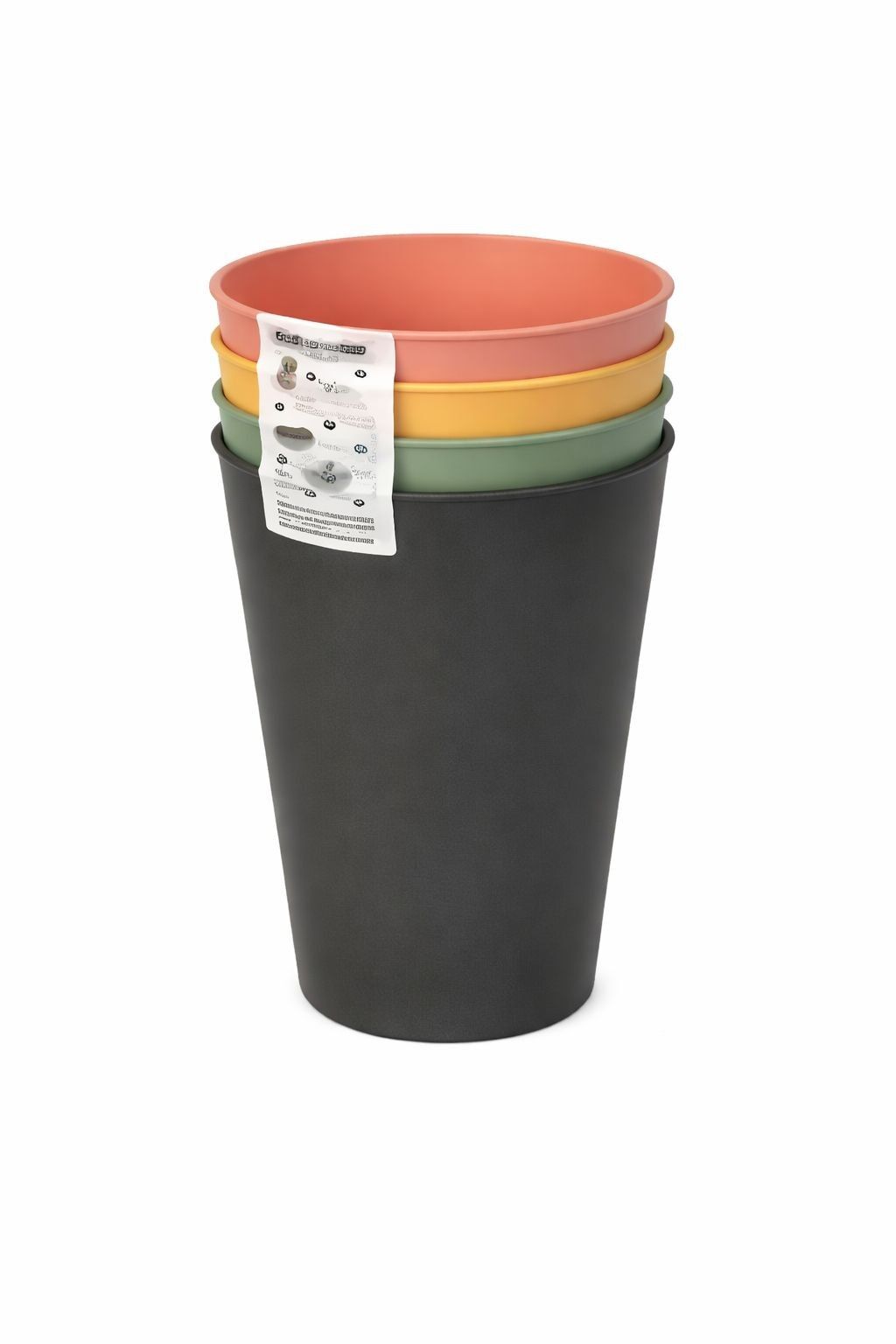 Herevin 4-Piece Coloured Glass Set, 340 ml
