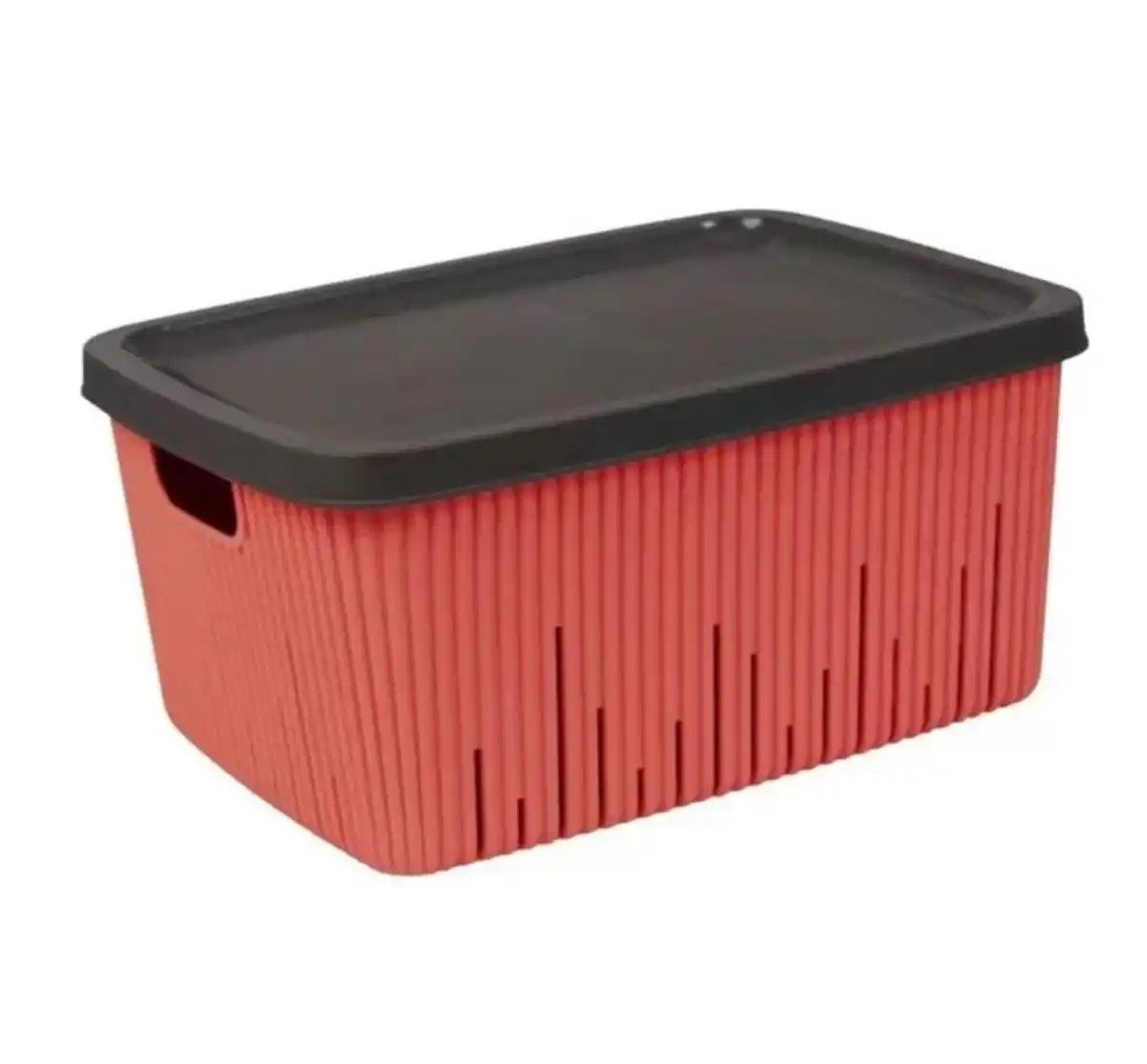 Herevin 13 L Multipurpose Basket with Lid, Pink