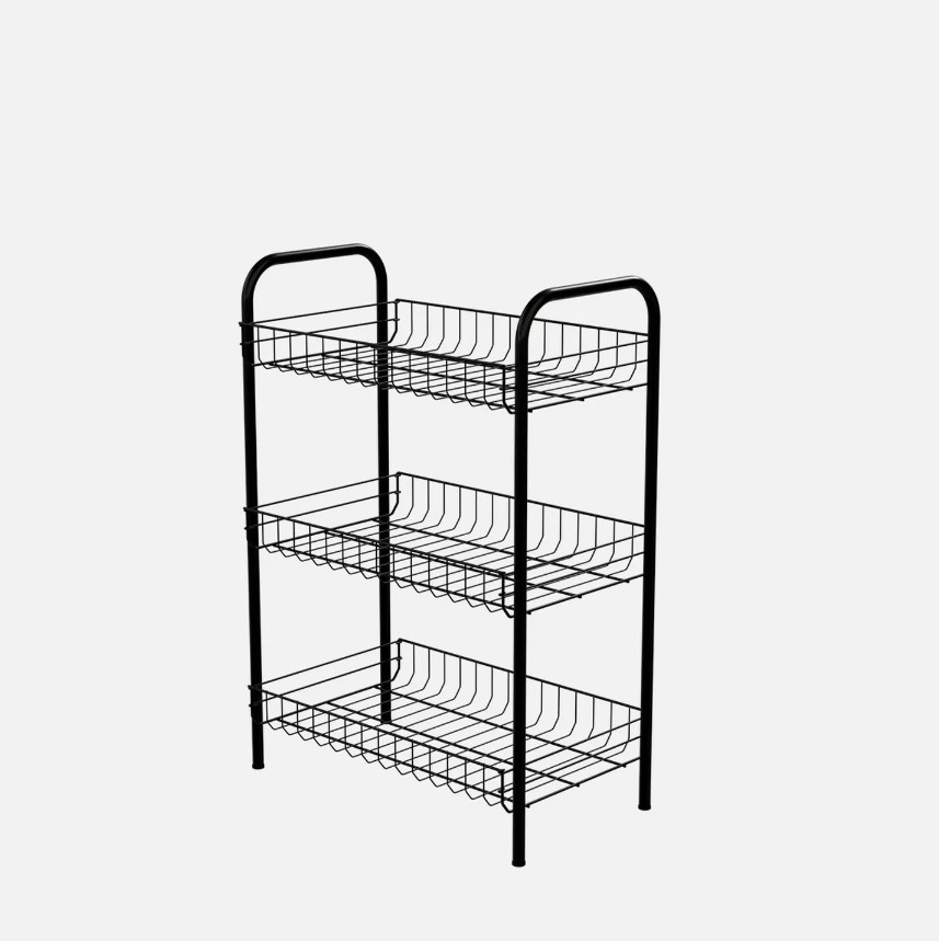 Металлическая полка Metaltex, 3 яруса