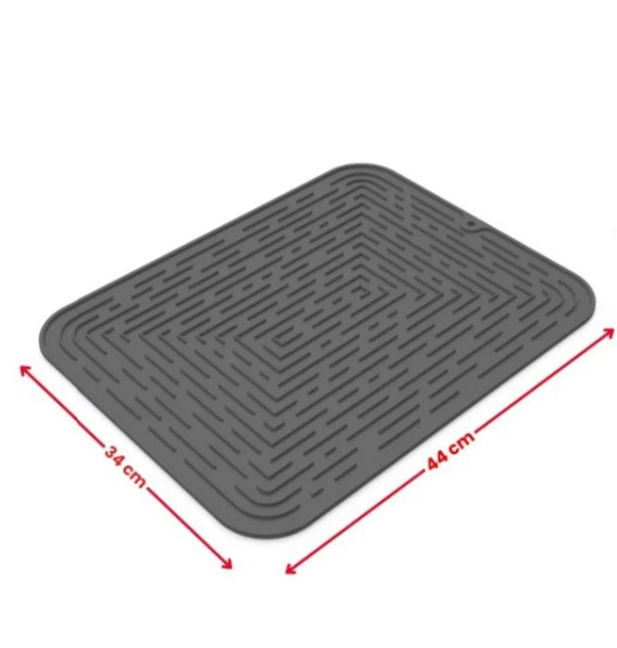 Large Silicone Dish Drying Mat 44x34 cm