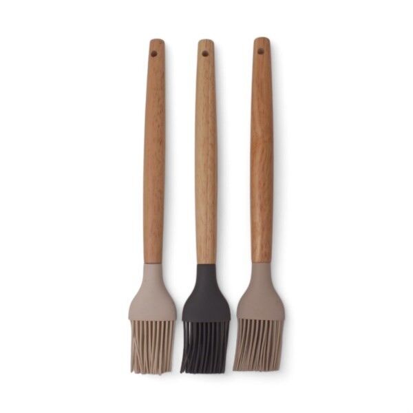 Silicone Brush with Bamboo Handle