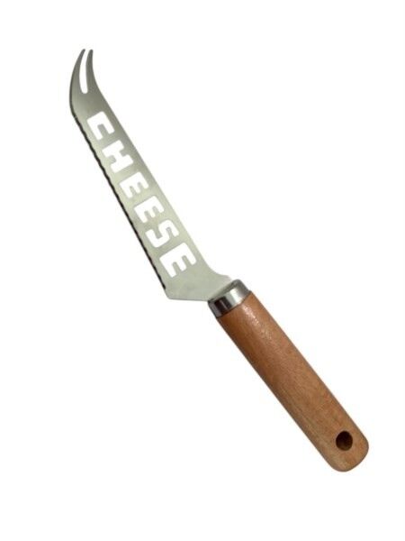 Wooden-Handle Cheese Knife