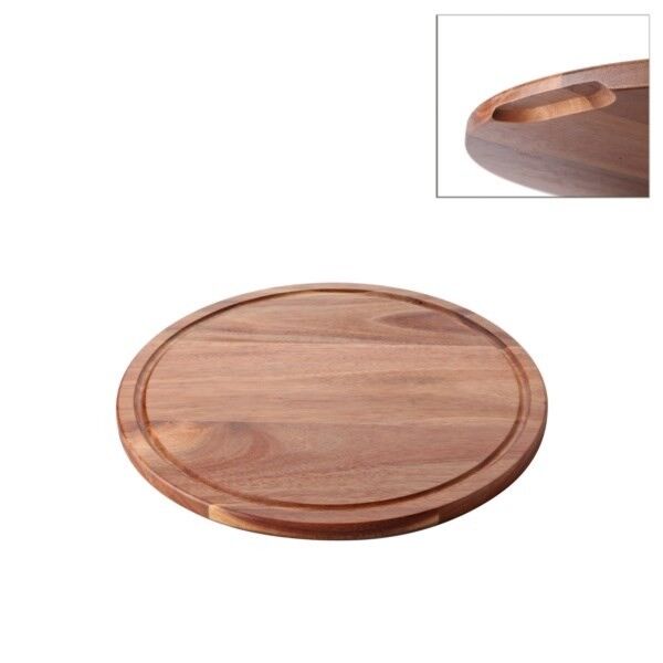 Sunumluk Yuvarlak Akasya 30cm