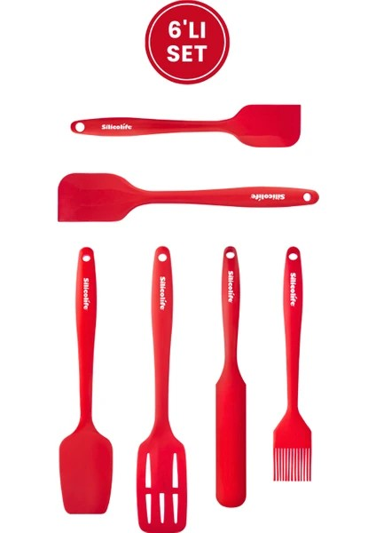 6-Piece Silicone Kitchen Utensil Set