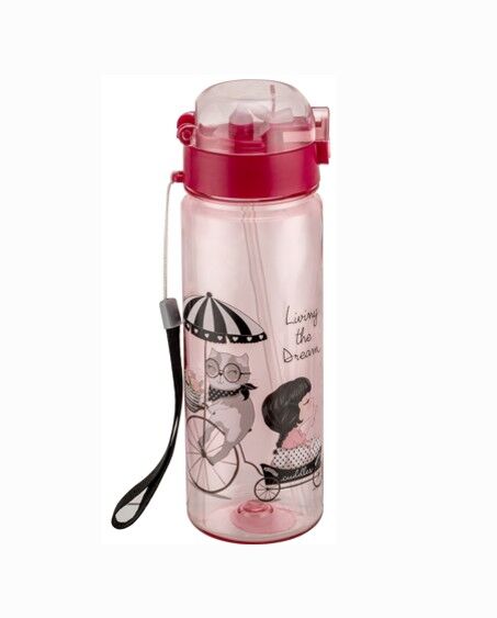 Su Şişesi Şeffaf Kapaklı Şaman 500 ml