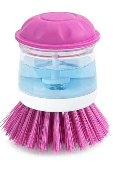Flora Dishwashing Brush with Detergent Dispenser