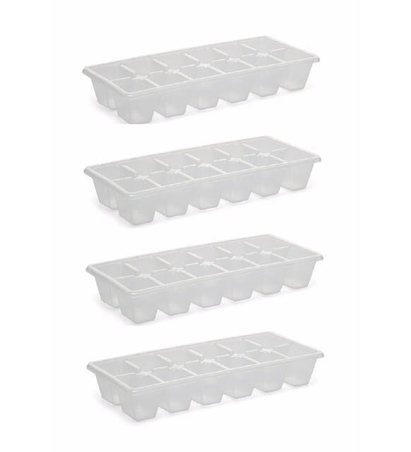 Dünya Plastik White Plastic Ice Tray