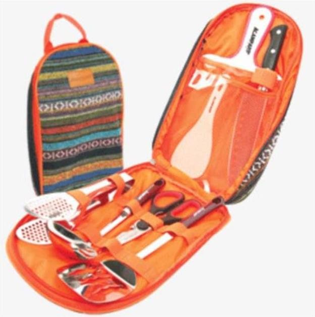 Orange Kitchen Utensils Bag