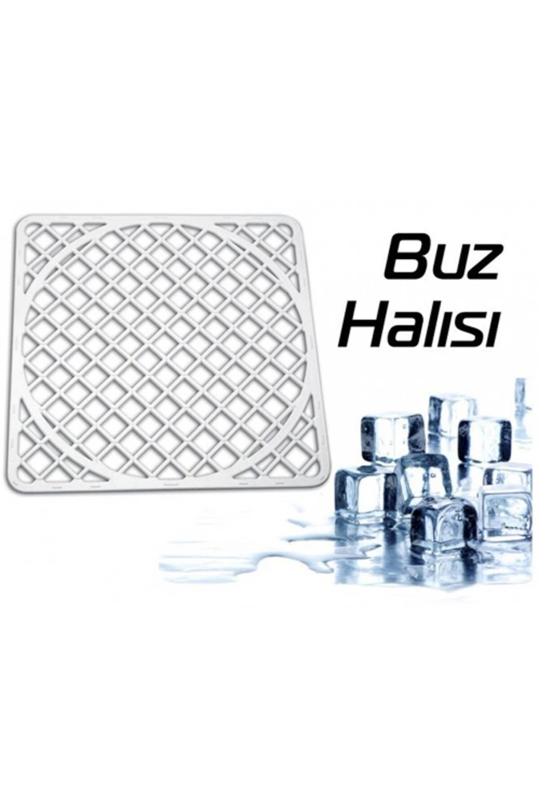 Qlüx Plastik Buz Halısı Antrasit
