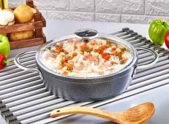 Galaxy 30 cm Granite Shallow Pot