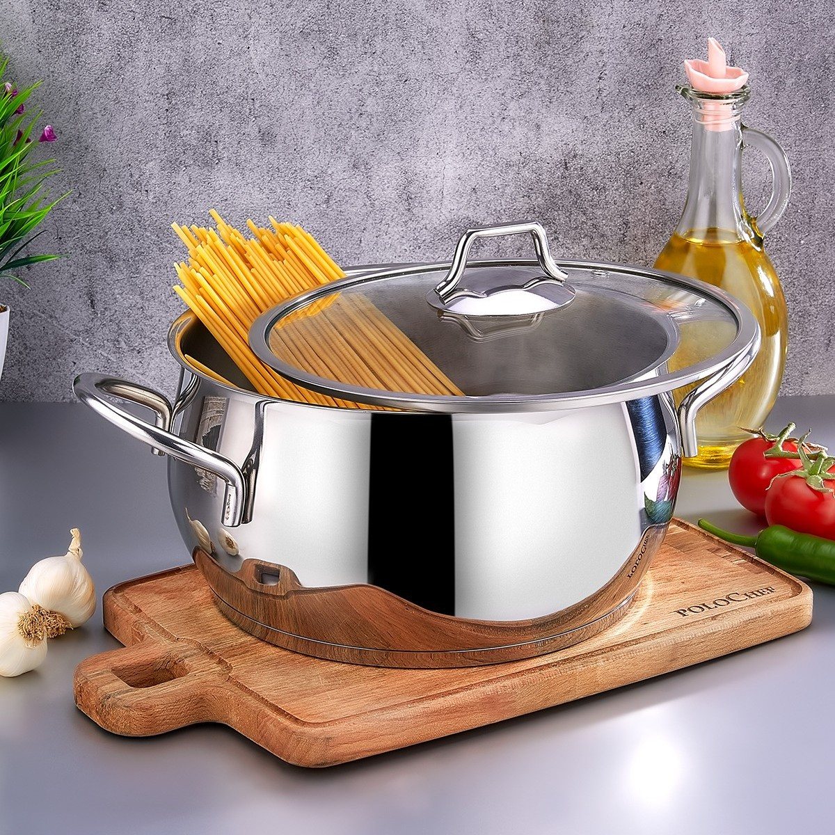 Tencere Çelik Derin Proline 22cm