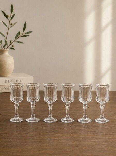 Six-Piece Coffee-Side Water Glass Set